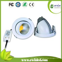 COB LED Downlight Ausschnitt140mm 15W drehbares LED Downlight